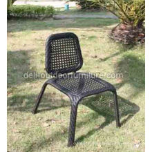 Outdoor Steel PE Rattan Mesh Chair